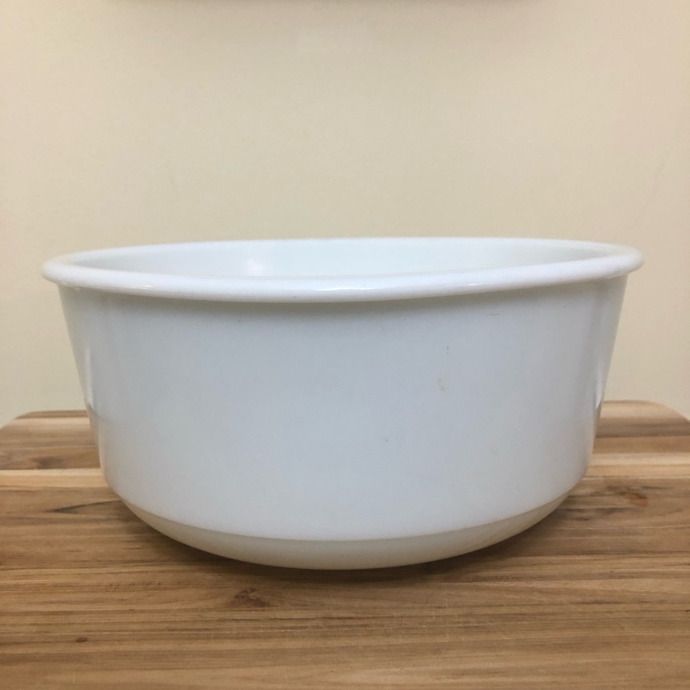 Vintage Milk Glass Mixing Bowl